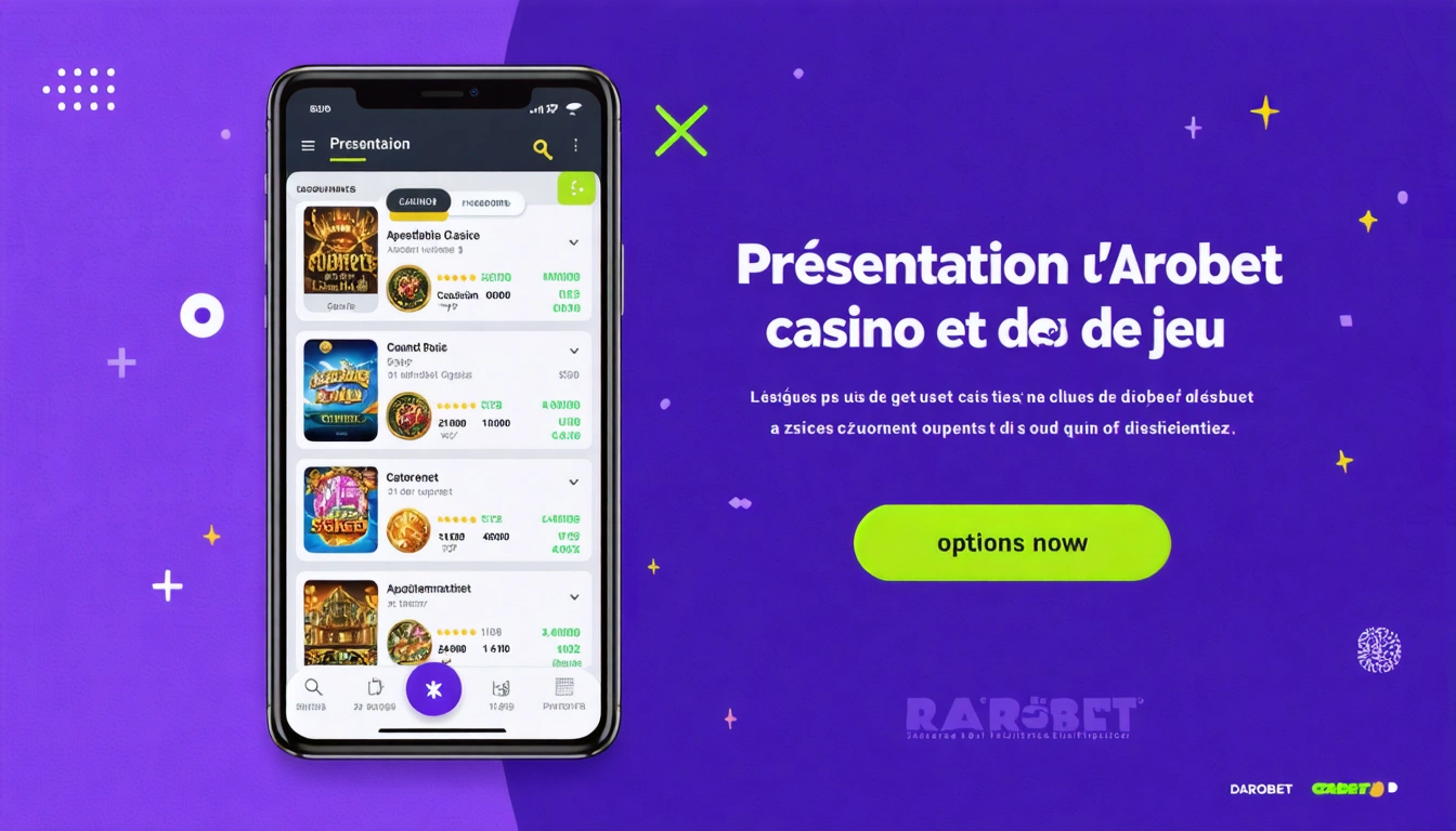 Présentation d'Aerobet casino et des options de jeu